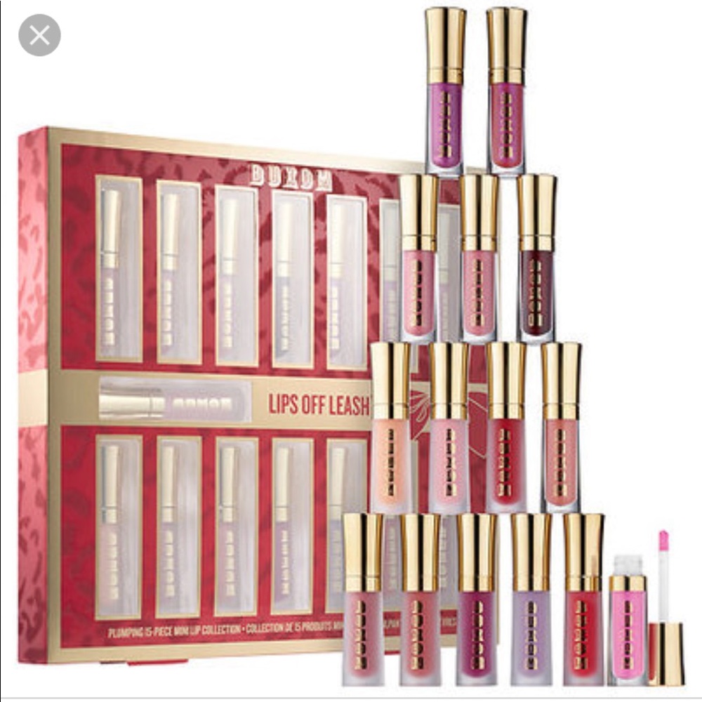 Buxom Lips Off Leash Mini set